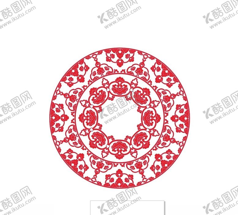 编号：40930801250311452646【酷图网】源文件下载-圆形花纹