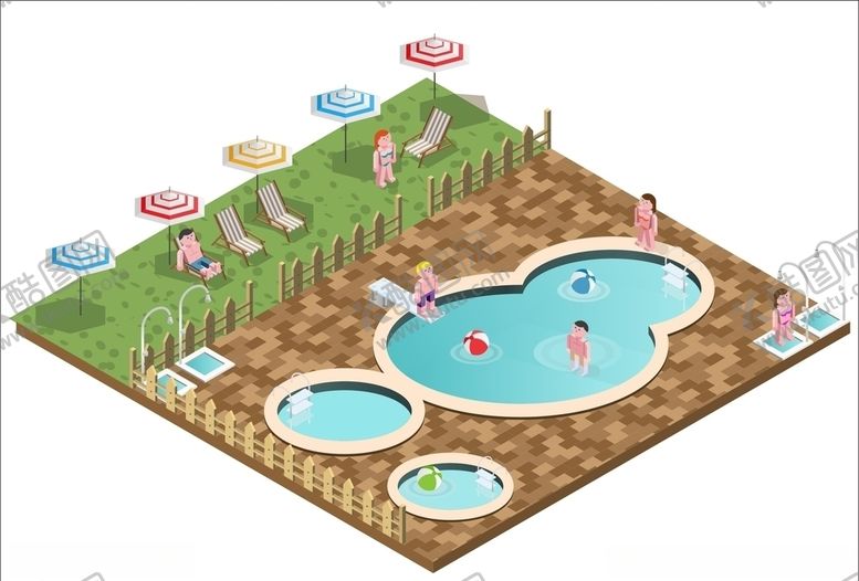 编号：63983809110438475558【酷图网】源文件下载-泳池