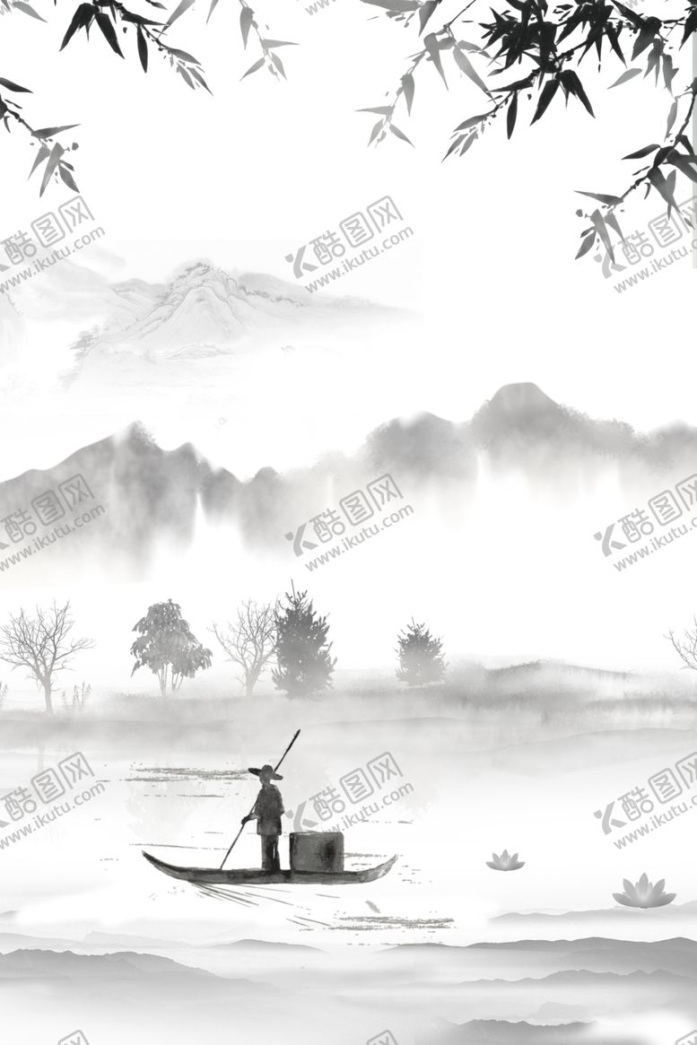 编号：92963001251417501417【酷图网】源文件下载-中式水墨