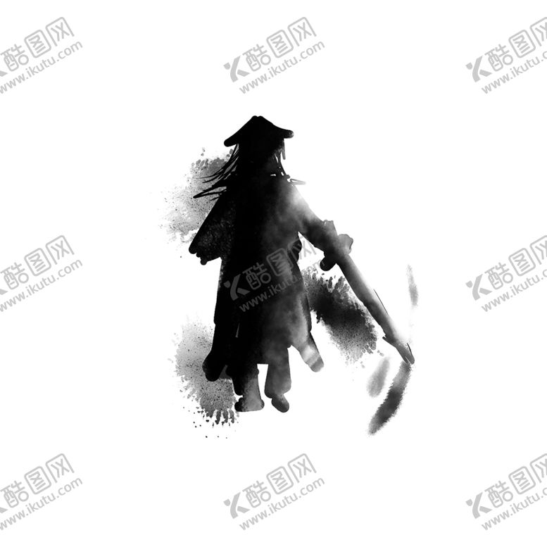 编号：76097809292112186112【酷图网】源文件下载-功夫人物剪影