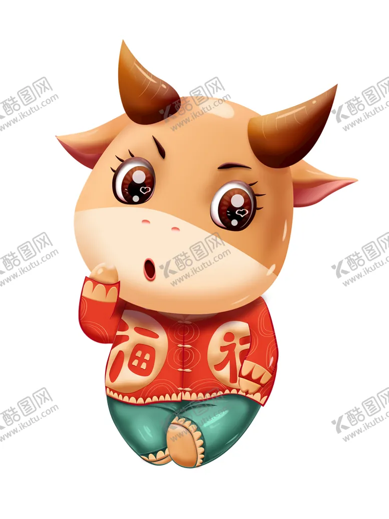 编号：68402509202350511245【酷图网】源文件下载-牛 卡通 