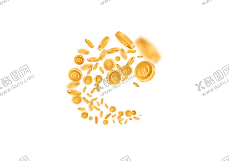 编号：81458009202112285132【酷图网】源文件下载-金币红包插画卡通背景素材