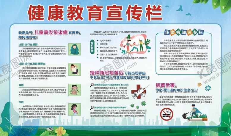 编号：46364412130141541994【酷图网】源文件下载-健康教育宣传栏