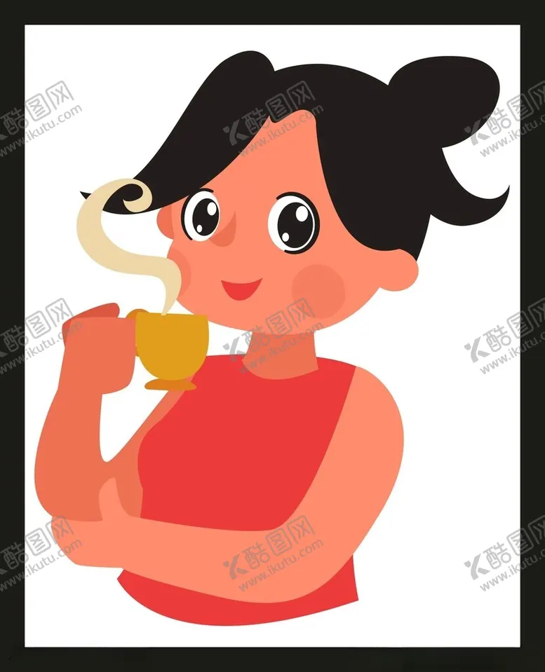 编号：21949302022348029546【酷图网】源文件下载-卡通女孩头像