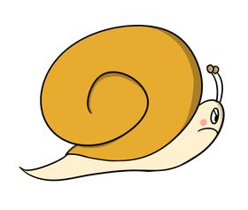 卡通蜗牛