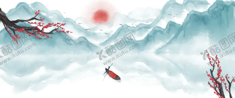 编号：18961409251100532696【酷图网】源文件下载-中国风水墨背景