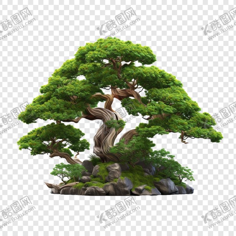 编号：67590002250400135695【酷图网】源文件下载-盆景