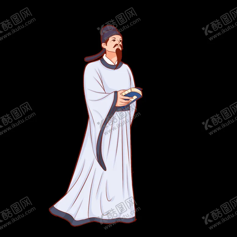 编号：42636010240641403866【酷图网】源文件下载-国学唐代诗人杜甫素材