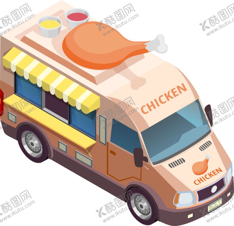 编号：91820501240545129979【酷图网】源文件下载-餐车免抠图