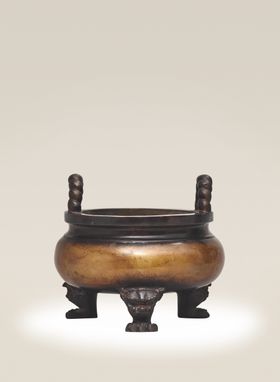 三足兽铜炉