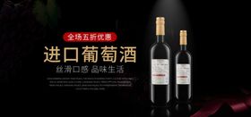 进口红葡萄酒