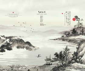 中式背景墙