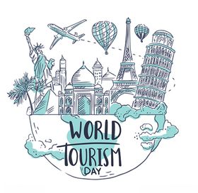 手绘旅行海报