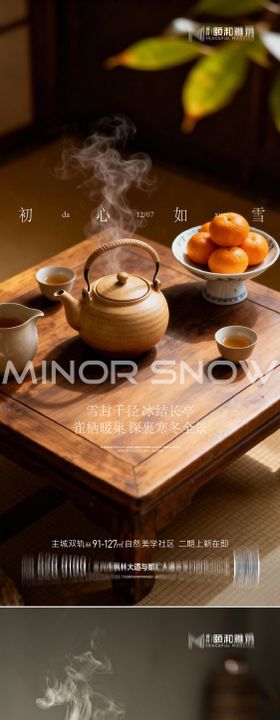 大雪节气海报
