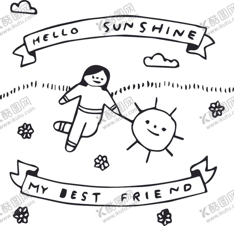 编号：73804509241906585788【酷图网】源文件下载-卡通印花