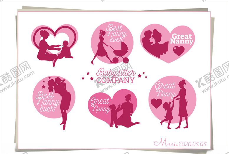 编号：27958309210118527215【酷图网】源文件下载-6款入母亲节小图标