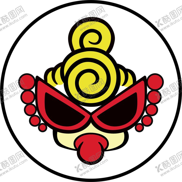 编号：31789509281022433408【酷图网】源文件下载-卡通黑超奶嘴BB头像
