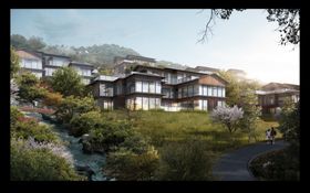 林中别墅山上木屋
