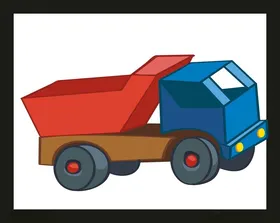 手绘动画汽车