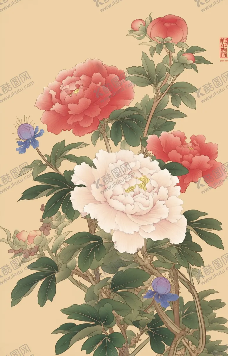 编号：30062801282146295106【酷图网】源文件下载-牡丹素材