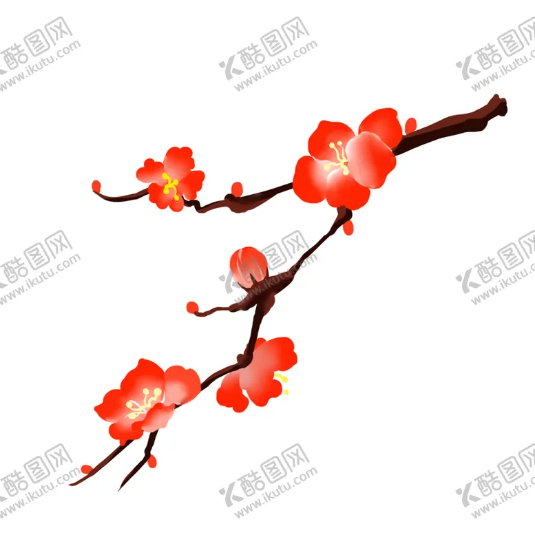 编号：90579904301941176545【酷图网】源文件下载-中国风水墨梅