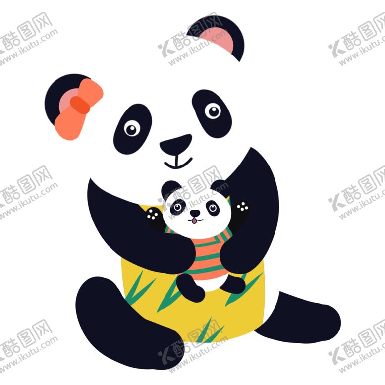 编号：78344606181903176989【酷图网】源文件下载-卡通熊猫
