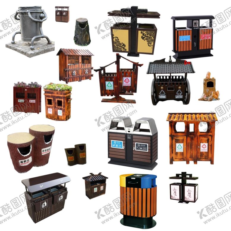 编号：61790510090433154328【酷图网】源文件下载-垃圾桶回收桶垃圾回收废物桶