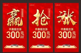 地产开盘展架