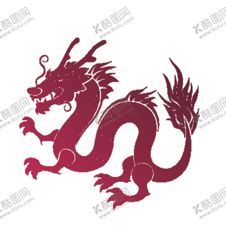编号：83034410060029575776【酷图网】源文件下载-龙形象设计图案