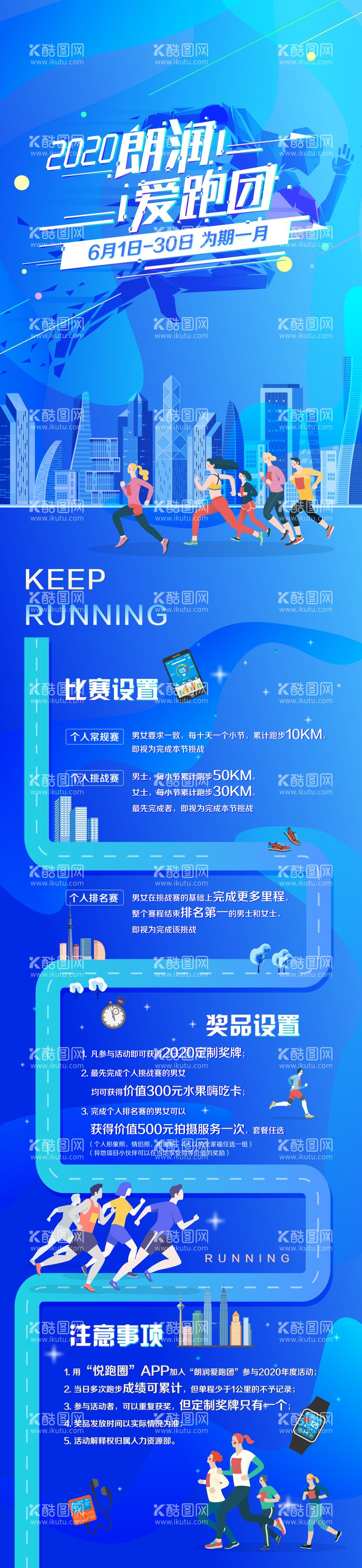 编号：64369711180853039574【酷图网】源文件下载-跑步活动规则介绍长图