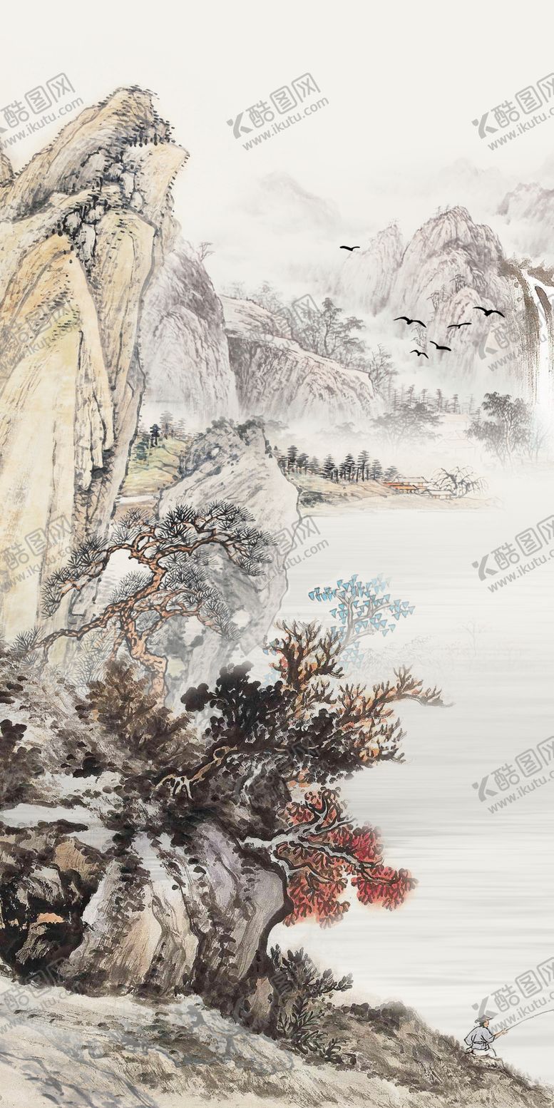 编号：35506810152146419160【酷图网】源文件下载-高清现代玄关画TIF分层