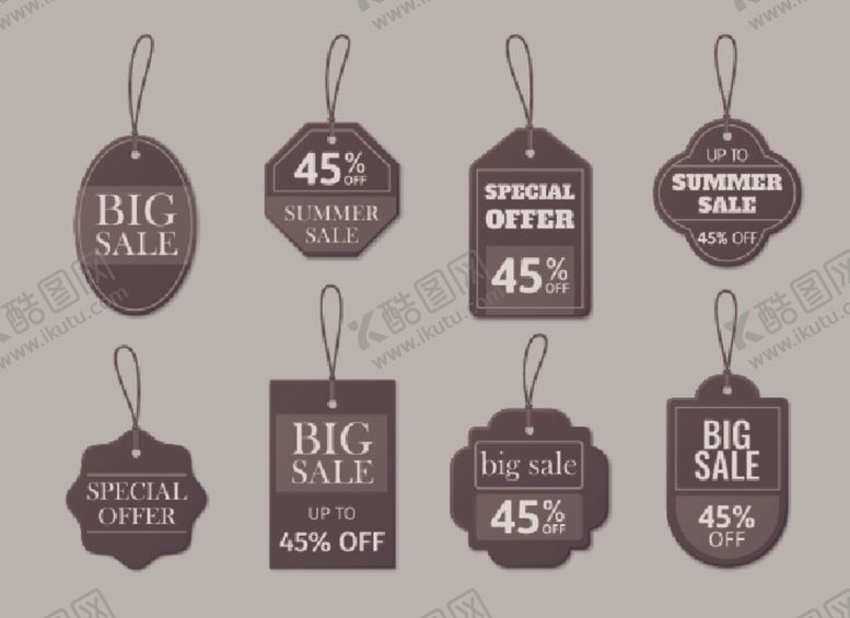 编号：97986504021036166903【酷图网】源文件下载-复古促销吊牌