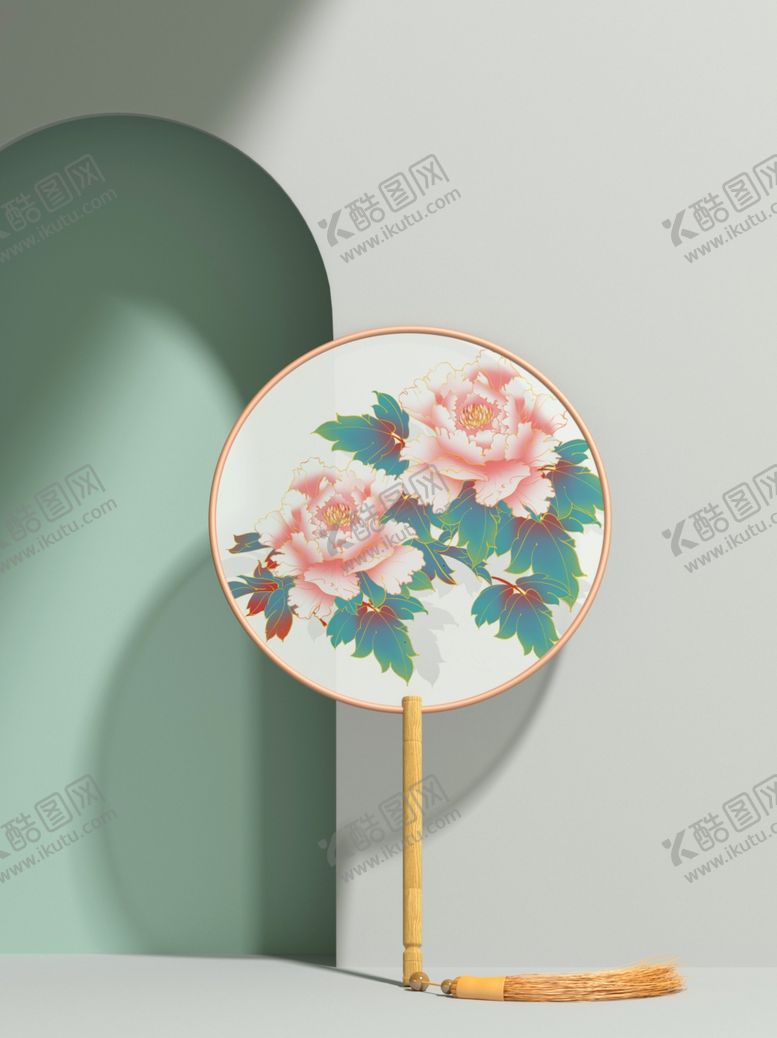 编号：92477902141211003242【酷图网】源文件下载-团扇样机