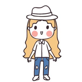 可爱人物形象插画