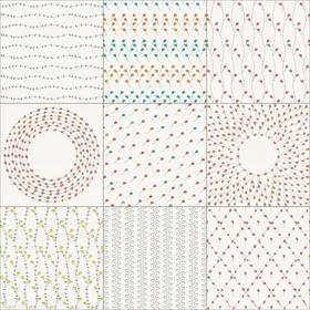 多彩几何图案纹理素材集