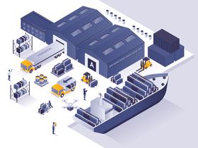 信息科创意插画