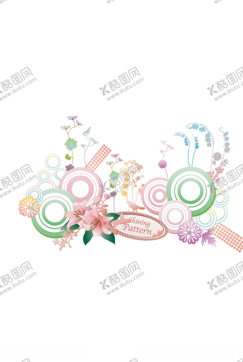 编号：34637409290617046368【酷图网】源文件下载-鲜花印花