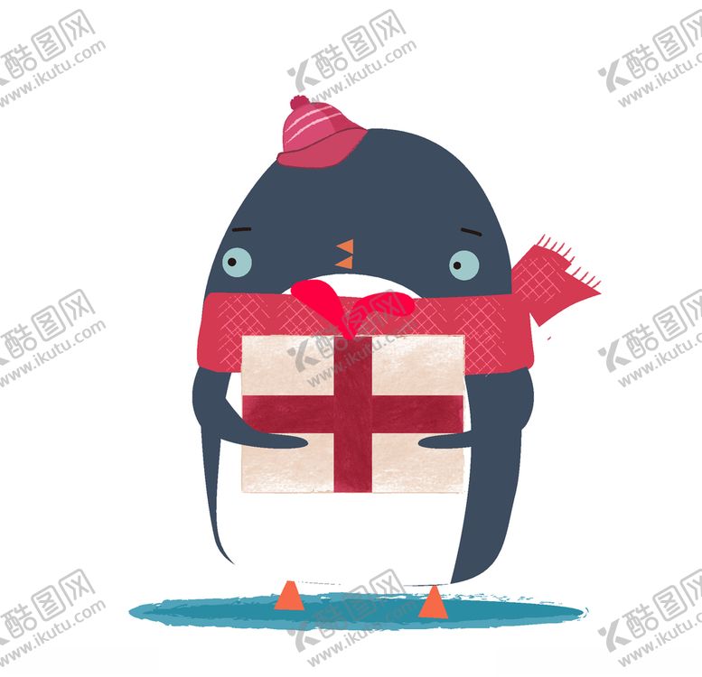 编号：52569811011159323980【酷图网】源文件下载-矢量企鹅插画