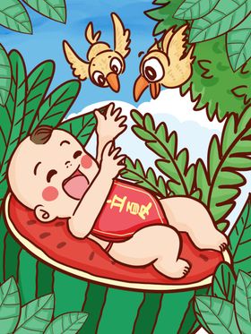 立夏天意境海报广告酒吧海报