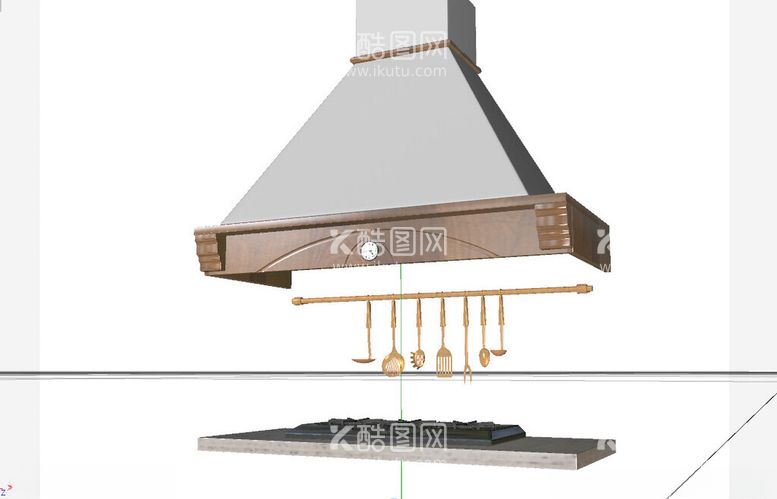 编号：10062212042022504661【酷图网】源文件下载-C4D模型油烟机