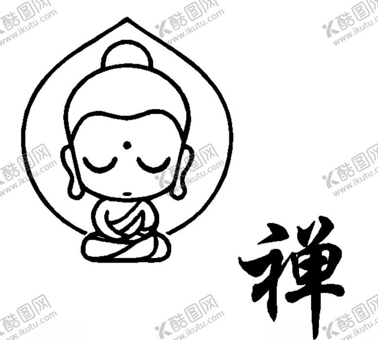 编号：28060610272035057430【酷图网】源文件下载-禅小和尚