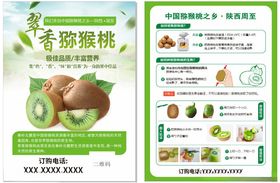 猕猴桃奇异果宣传页设计展示