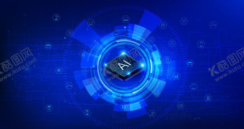 编号：83886110091621398835【酷图网】源文件下载-蓝色科技背景