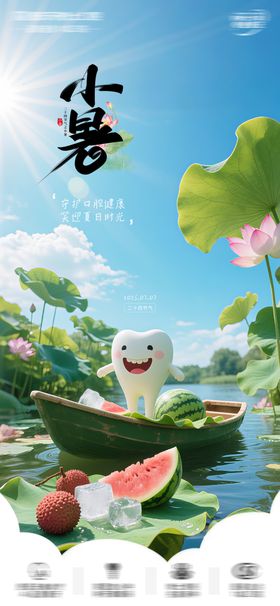 口腔小暑海报