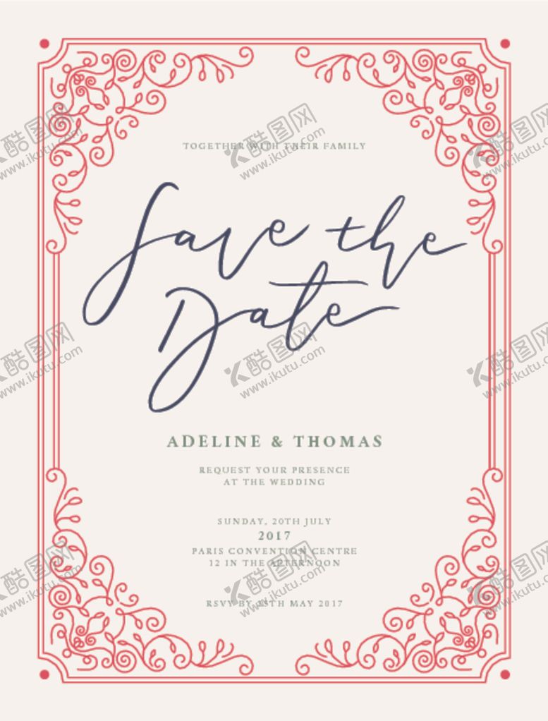 编号：76880509200430344919【酷图网】源文件下载-欧式花纹边框