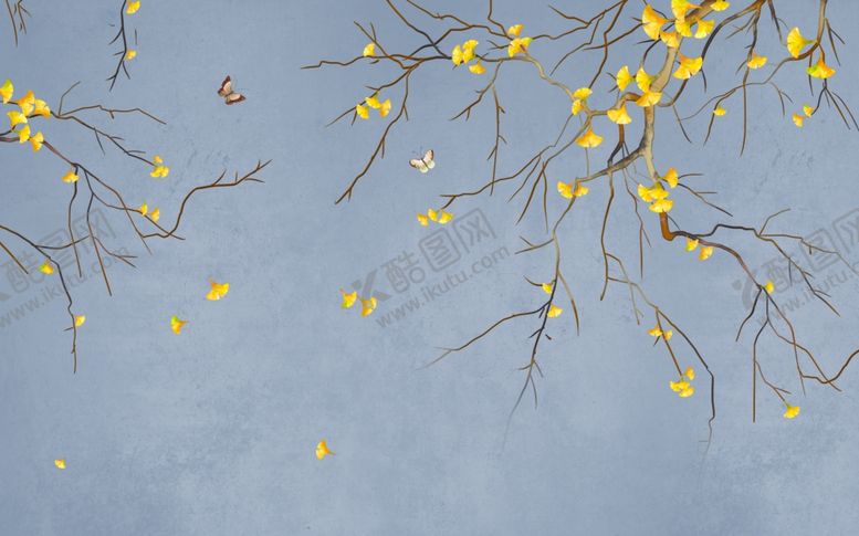 编号：33696510051749564771【酷图网】源文件下载-工笔花鸟背景墙装饰画