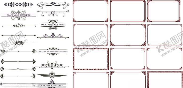 编号：82714909200019228017【酷图网】源文件下载-边框花纹