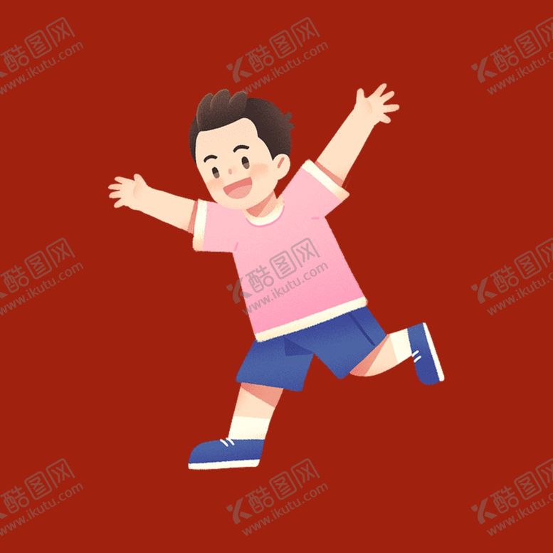 编号：51091402031728319052【酷图网】源文件下载-手绘儿童男孩