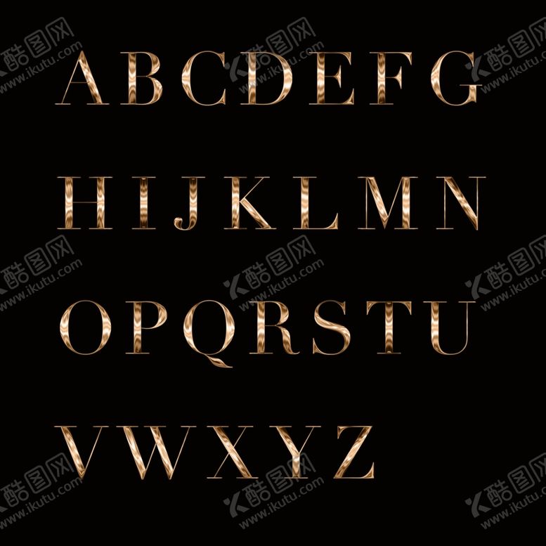 编号：32719211010720254829【酷图网】源文件下载-字母鎏金