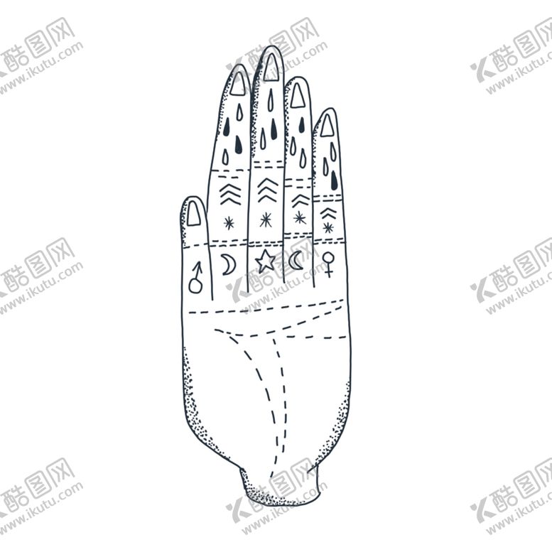 编号：72687210230745531898【酷图网】源文件下载-纹身手型素材